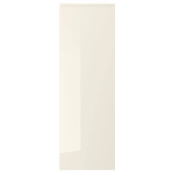 VOXTORP door, high-gloss light beige, 40x120 cm