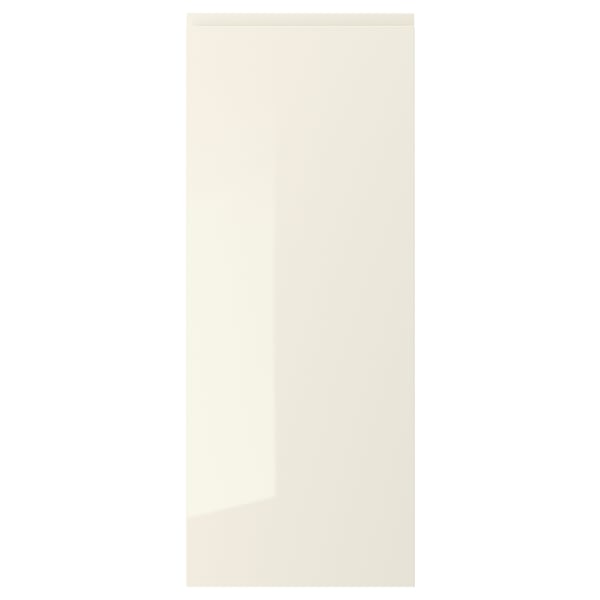 VOXTORP door, high-gloss light beige, 40x100 cm