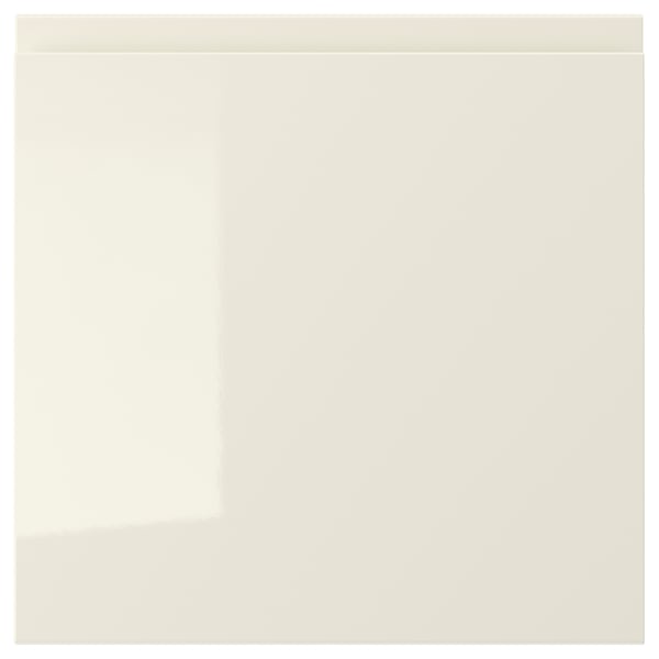 VOXTORP door, high-gloss light beige, 40x40 cm