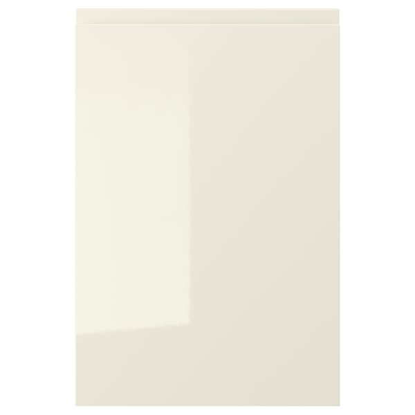 VOXTORP door, high-gloss light beige, 40x60 cm