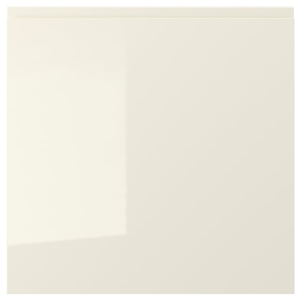 VOXTORP door, high-gloss light beige, 60x60 cm