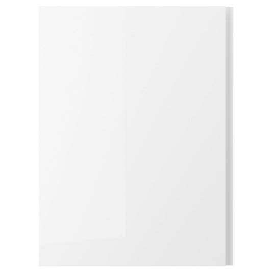 VOXTORP door, high-gloss white/vertical handle, 60x80 cm
