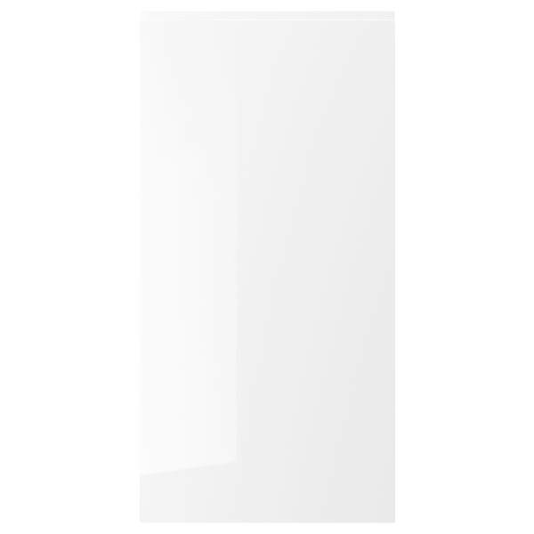 VOXTORP door, high-gloss white, 60x120 cm