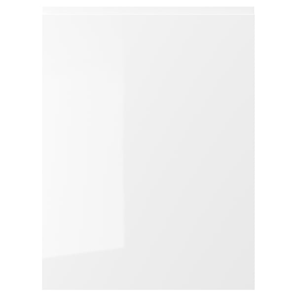 VOXTORP door, high-gloss white, 60x80 cm