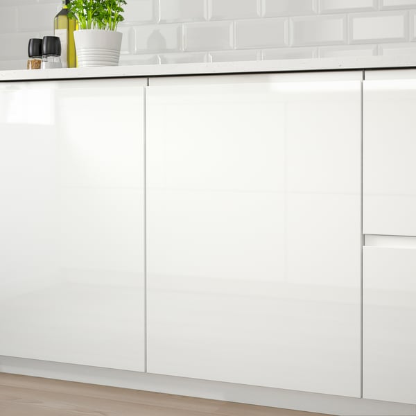 VOXTORP door, high-gloss white, 30x60 cm