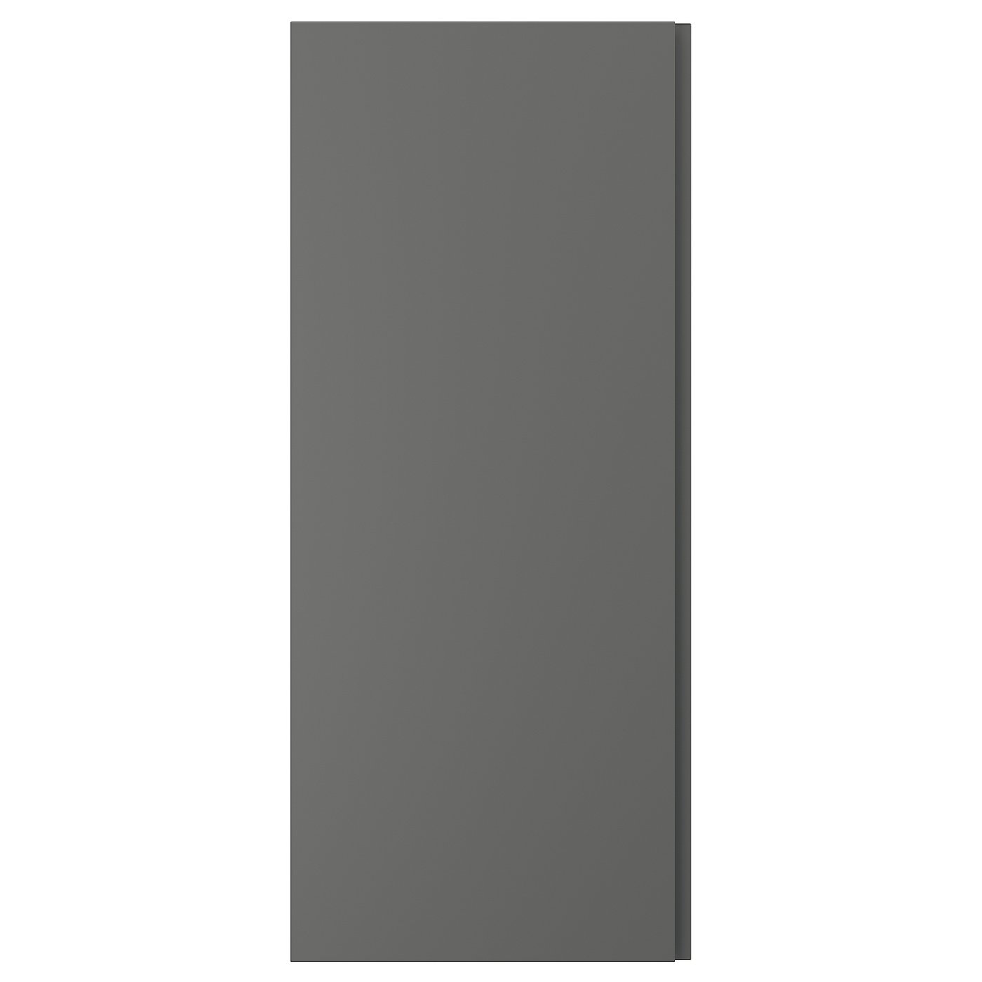 VOXTORP door, dark grey vertical handle, 60x140 cm