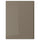 VOXTORP door, high-gloss dark grey-brown/vertical handle, 60x80 cm