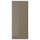VOXTORP door, high-gloss dark grey-brown/vertical handle, 60x140 cm