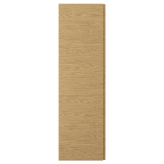 VOXTORP door, oak effect vertical handle, 60x200 cm