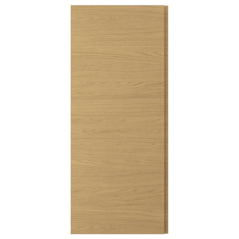 VOXTORP door, oak effect vertical handle, 60x140 cm
