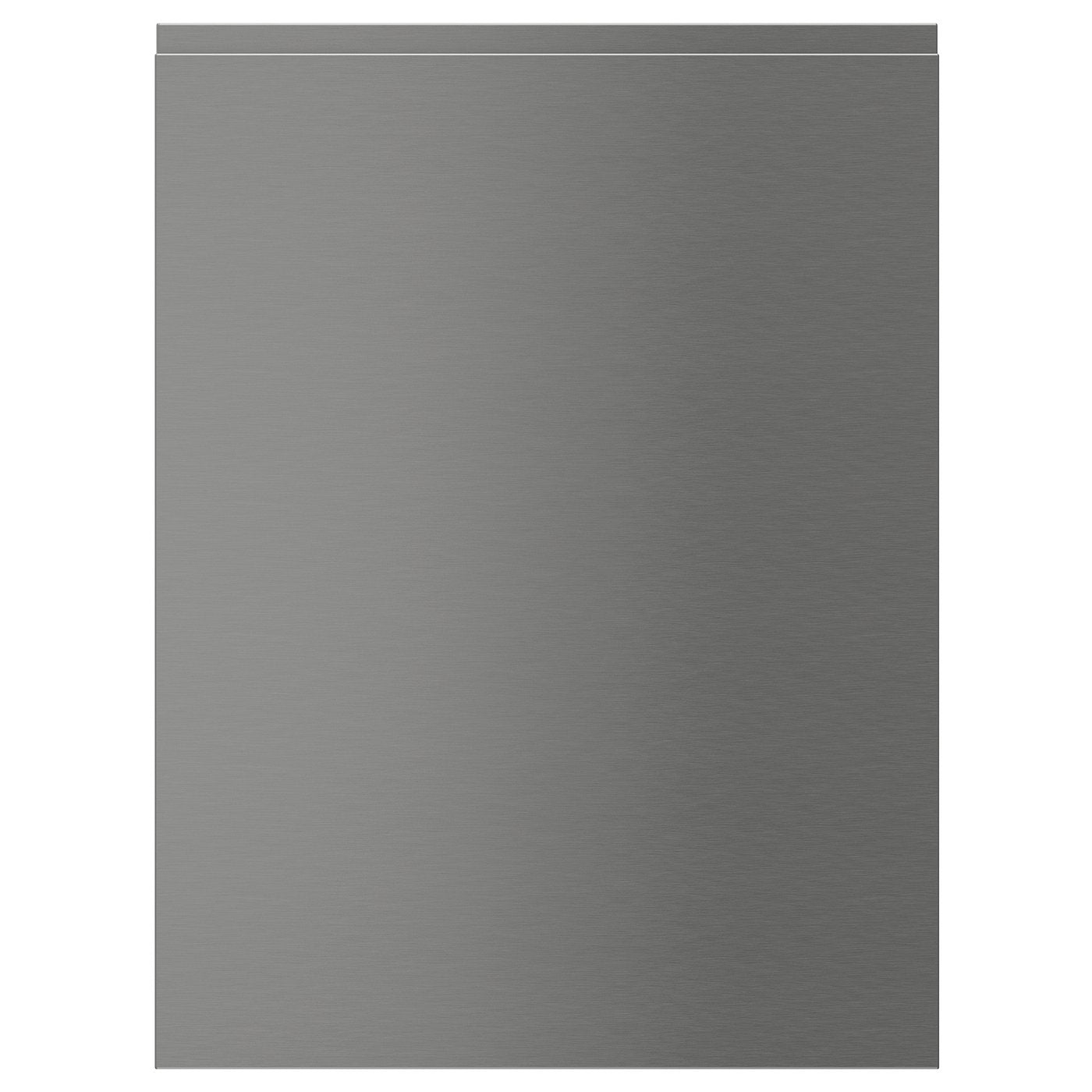 VOXTORP door, stainless steel effect, 60x80 cm
