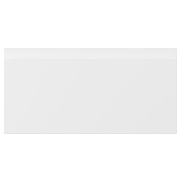VOXTORP drawer front, matt white, 40x20 cm