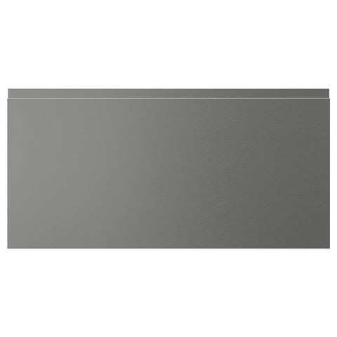 VOXTORP drawer front, stainless steel effect, 80x40 cm