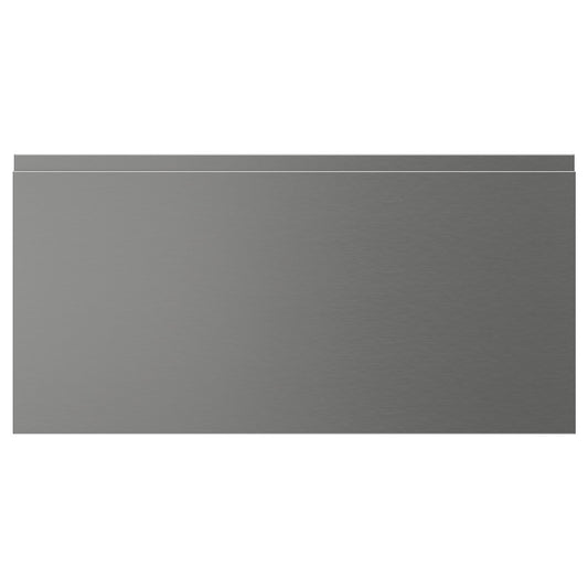 VOXTORP drawer front, stainless steel effect, 80x40 cm