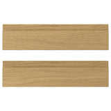 VOXTORP drawer front, oak effect, 40x10 cm, 2 pack