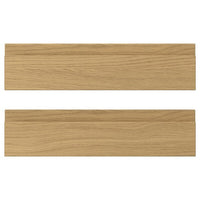 VOXTORP drawer front, oak effect, 40x10 cm, 2 pack
