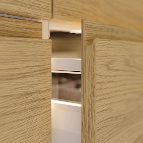 VOXTORP - VOXTORP Drawer front, oak effect, 40x10 cm