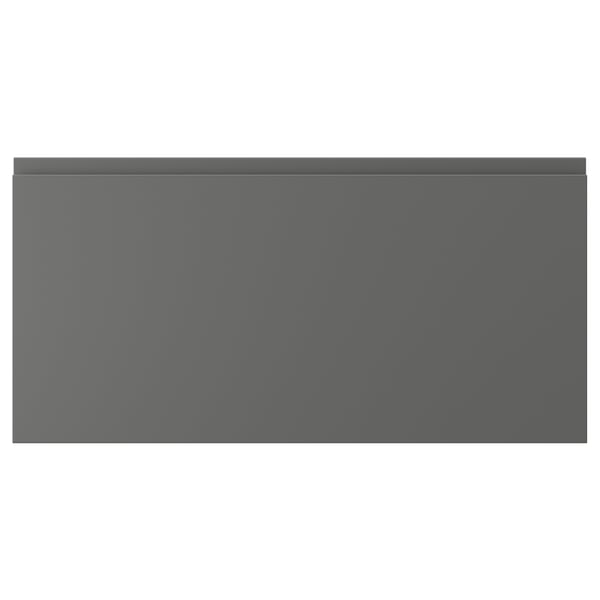 VOXTORP drawer front, dark grey, 80x40 cm