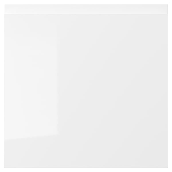 VOXTORP drawer front, high-gloss white, 40x40 cm