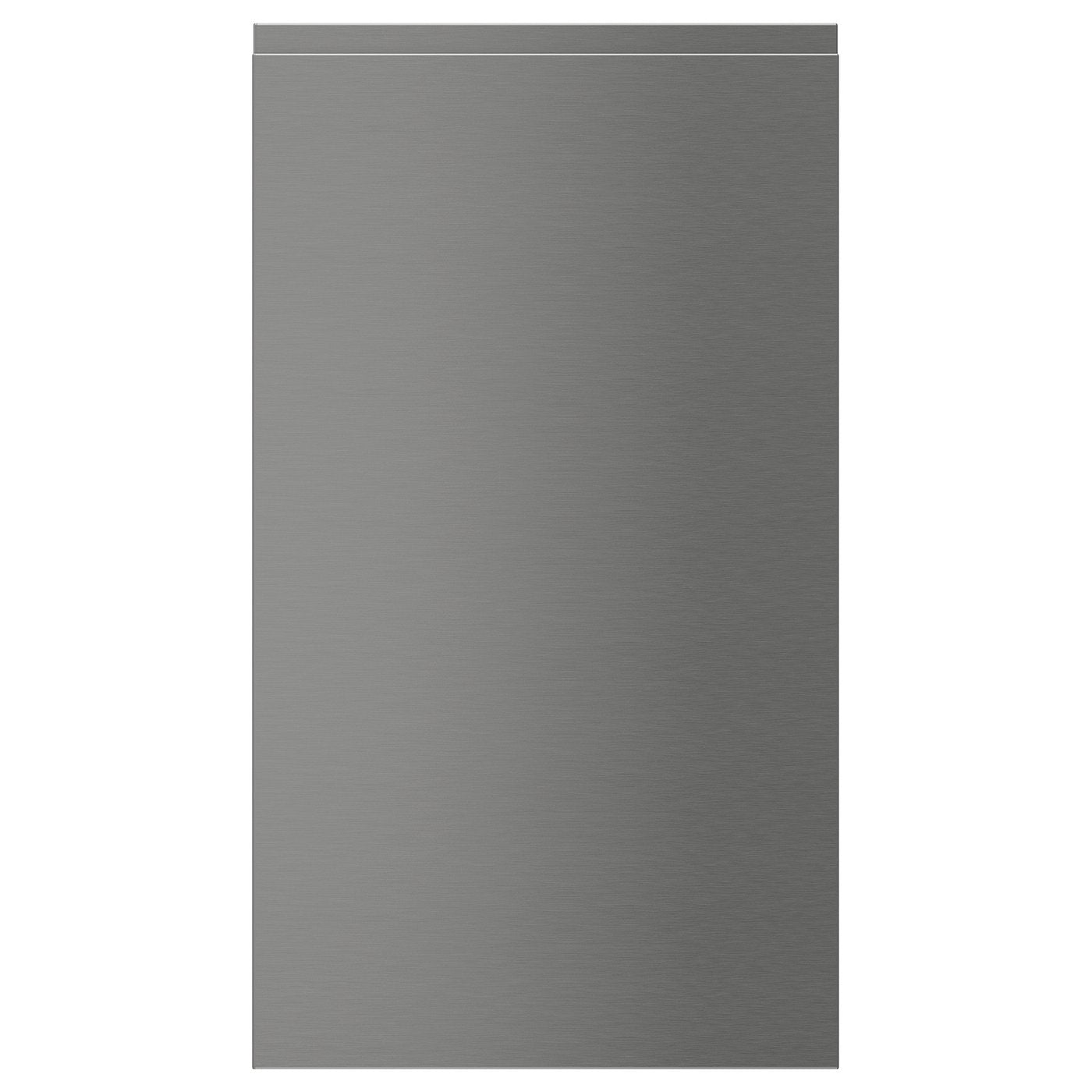 VOXTORP front for dishwasher, stainless steel effect, 45x80 cm