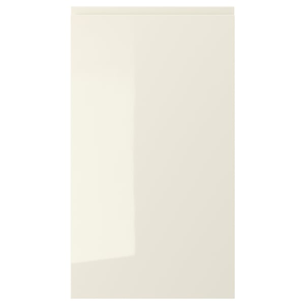 VOXTORP front for dishwasher, high-gloss light beige, 45x80 cm