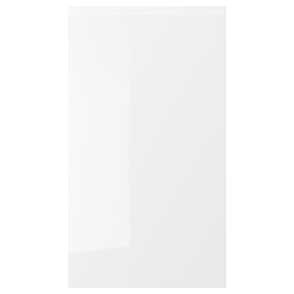 VOXTORP - VOXTORP Front for dishwasher, high-gloss white, 45x80 cm