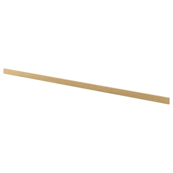 Ikea VOXTORP - Rounded deco strip/moulding, oak effect, 221 cm