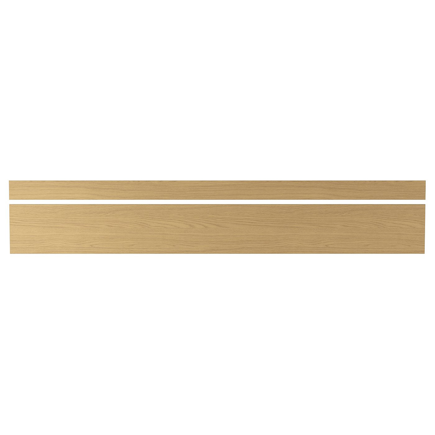 VOXTORP cover panel for lighting, oak effect, 221 cm