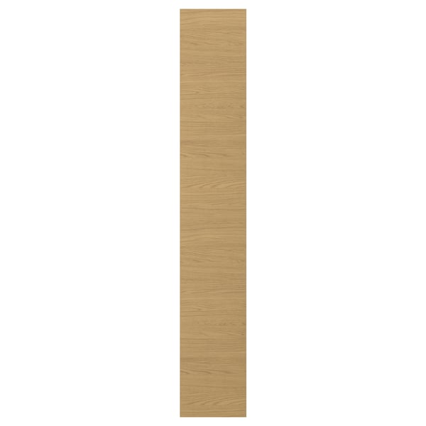 VOXTORP cover panel, oak effect, 39x240 cm
