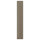 VOXTORP - VOXTORP Cover panel, high-gloss dark grey-brown, 39x240 cm