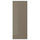 VOXTORP cover panel, high-gloss dark grey-brown, 39x101 cm