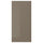 VOXTORP cover panel, high-gloss dark grey-brown, 39x81 cm
