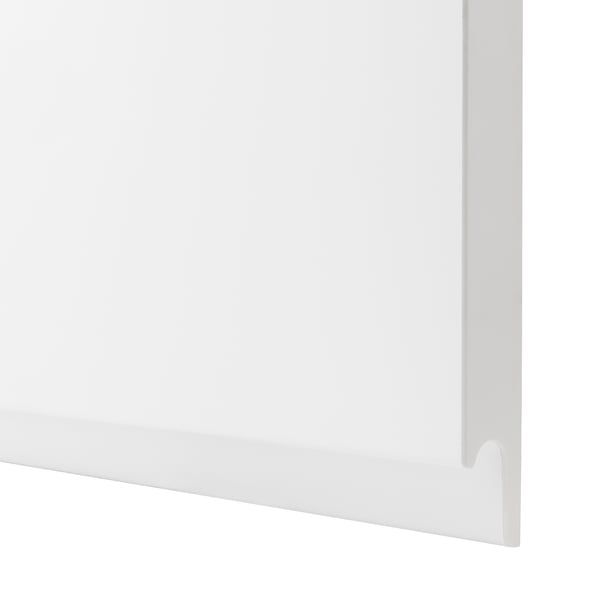 VOXTORP 2-p door f corner base cabinet set, left-hand matt white, 25x80 cm