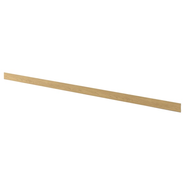 VOXTORP plinth, oak effect, 220x8 cm