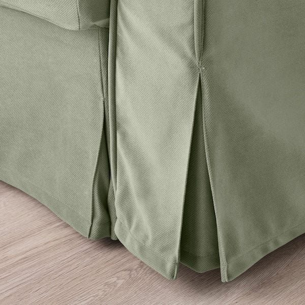 Ikea VRETSTORP - 3-seater sofa bed, Hakebo grey-green ,