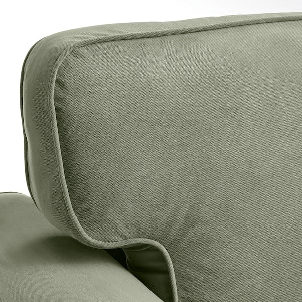 Ikea VRETSTORP - 3-seater sofa bed, Hakebo grey-green ,
