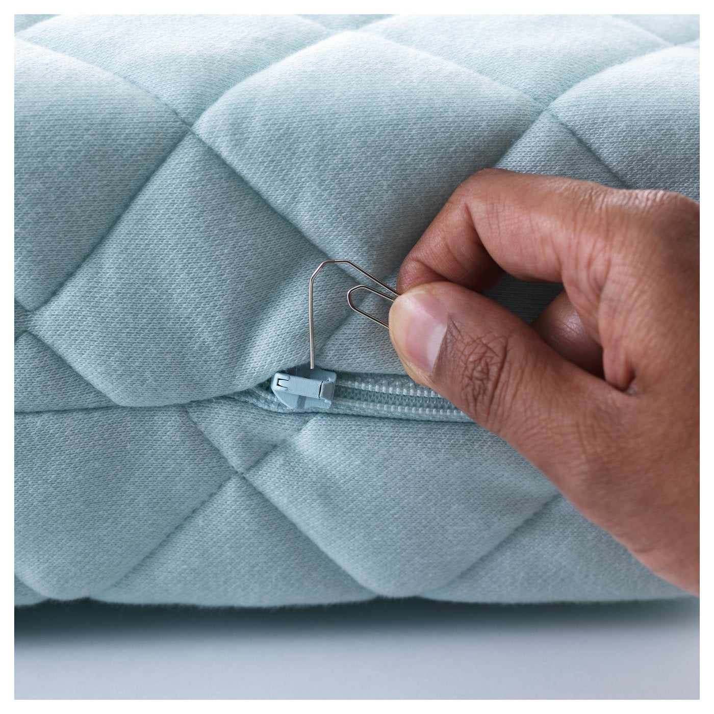 VYSSA VINKA Mattress for extendable bed, Blue. **Needs cleaning**