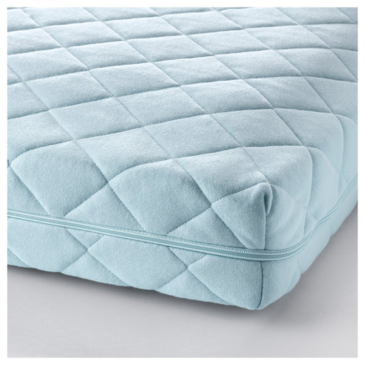 VYSSA VINKA Mattress for extendable bed, Blue. **Needs cleaning**