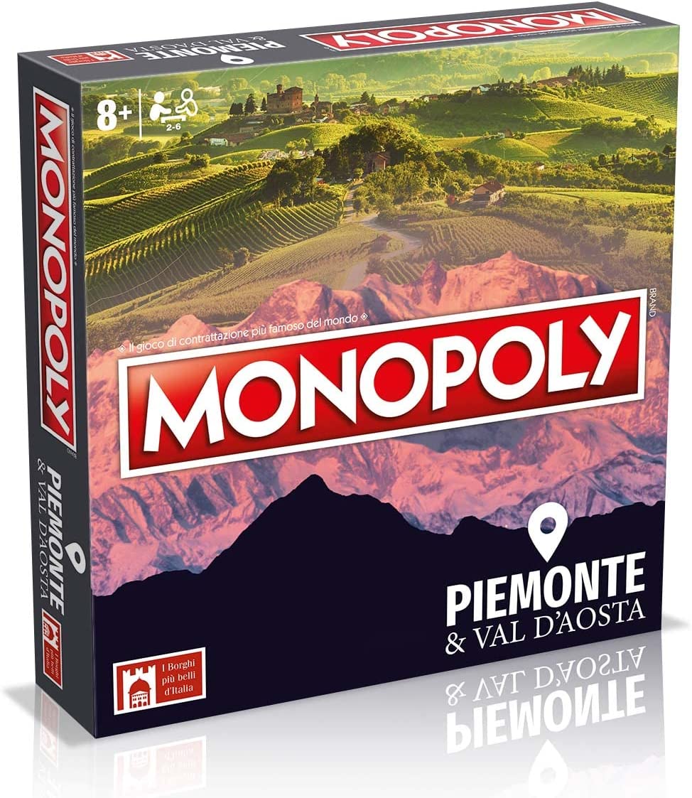 Toys MONOPOLY - THE MOST BEAUTIFUL VILLAGES IN ITALY - PIEDMONT