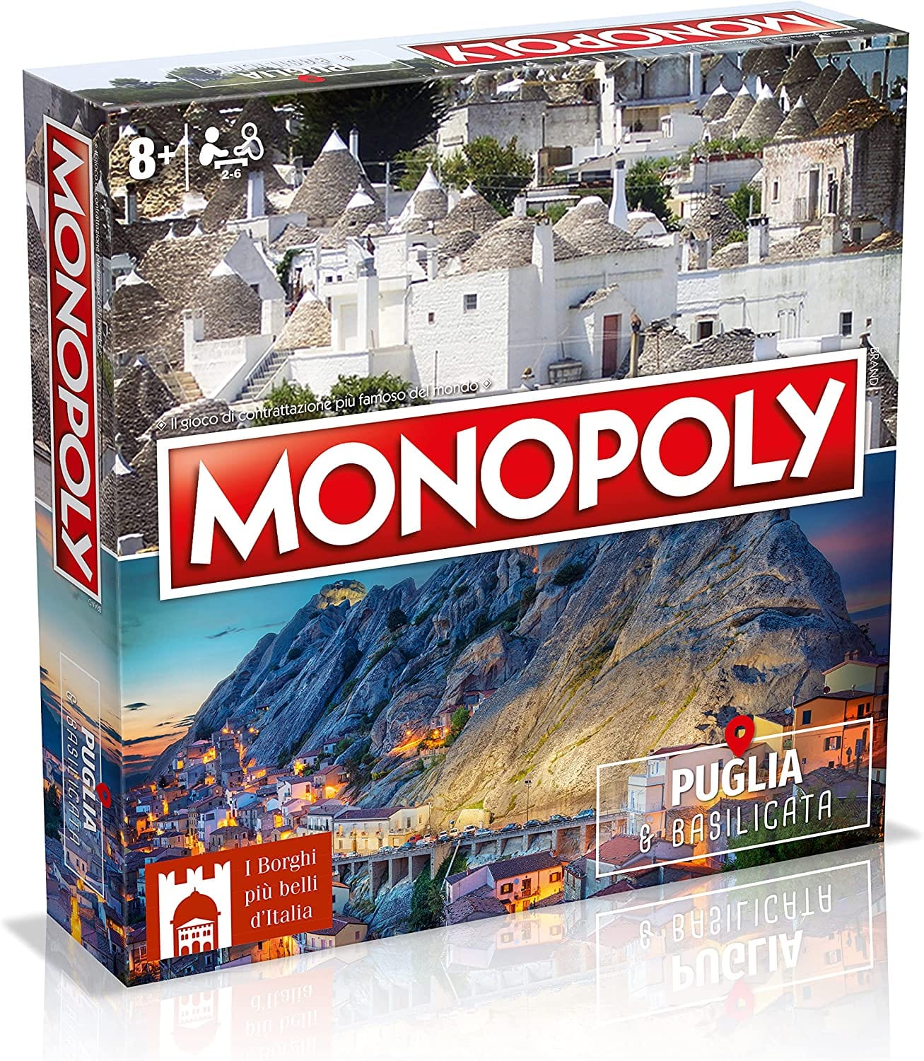 Toys MONOPOLY - THE MOST BEAUTIFUL VILLAGES IN ITALY - PUGLIA & BASILICATA