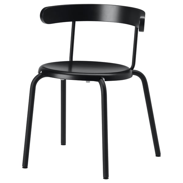 YNGVAR chair, anthracite, 53x71x51 cm