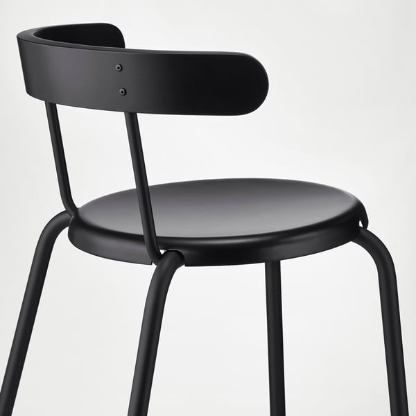 YNGVAR chair, anthracite, 53x71x51 cm