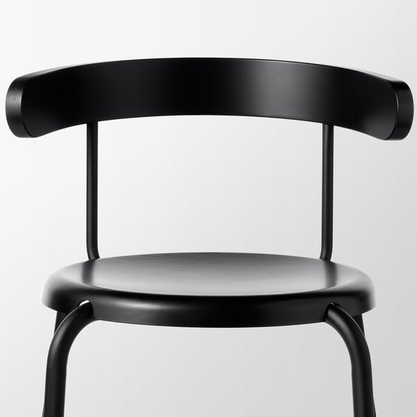 YNGVAR chair, anthracite, 53x71x51 cm