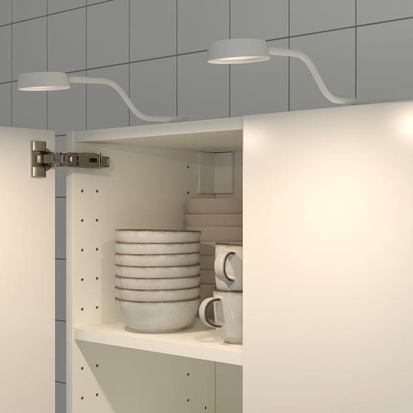 YTBERG cabinet lighting, white/dimmable, 36x6.8 cm