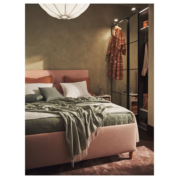 YTBERG - Cabinet lighting, black/dimmable