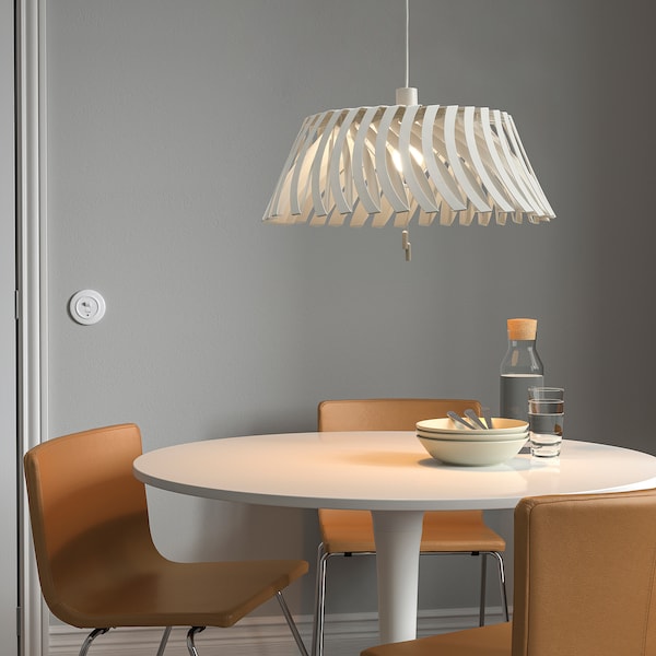 YTLÄGE - Pendant lamp, white, 43 cm