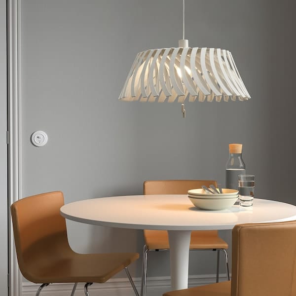 Ikea YTLÄGE - Pendant lamp, white, 43 cm