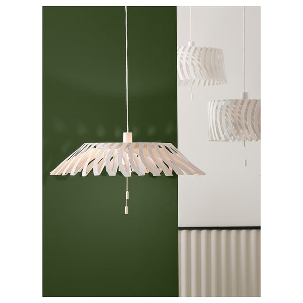 YTLÄGE pendant lamp, white, 43 cm