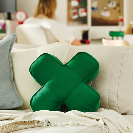 YXSTABY gaming D-pad cushion, green, 40x40 cm