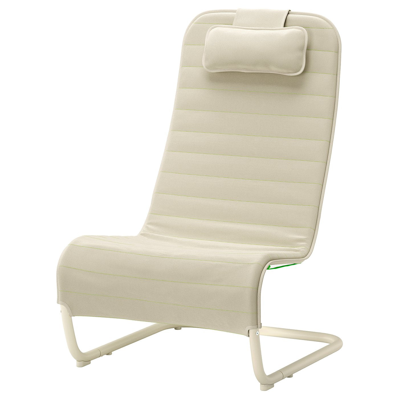 YXSTABY gaming lounge chair, Vissle beige, 72x114x83 cm